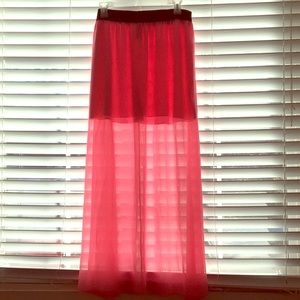 🌺Pink long maxi skirt🌺